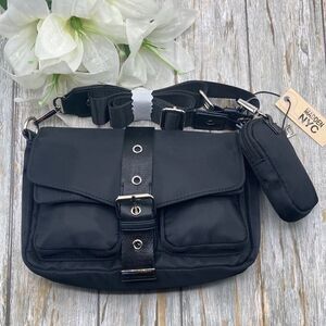 Women’s Buckle Crossbody Handbag Purse Bag